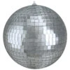 Silver Splendor Mirrored Glass Disco Ball Christmas Ornament 6" (150mm) -Optimal Christmas Shop northlight20lj34062 67558.1667534098