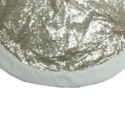 47" Gold And White Round Sherpa Border Christmas Tree Skirt -Optimal Christmas Shop northlight20nl01808b 74926.1667529739