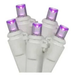 50 Purple LED Wide Angle Christmas Lights - 16.25 Ft White Wire 7 50 Purple LED Wide Angle Christmas Lights - 16.25 Ft White Wire -Optimal Christmas Shop northlight20nl02572 03 96127.1667578391