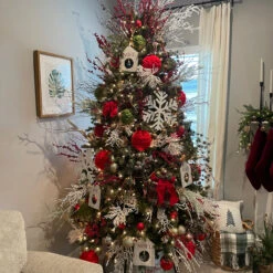 5.5" Red Yarn Ball Hanging Christmas Ornament -Optimal Christmas Shop northlight20q526351 cxpic 95840.1671658518