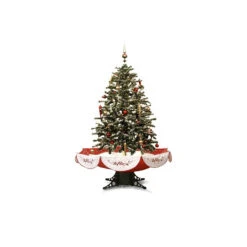 4.5' Pre-Lit Medium Musical Snowing Artificial Christmas Tree With Umbrella Base - Blue LED Lights 5 4.5' Pre-Lit Medium Musical Snowing Artificial Christmas Tree With Umbrella Base - Blue LED Lights -Optimal Christmas Shop northlight20r01735 1 60571.1677247783