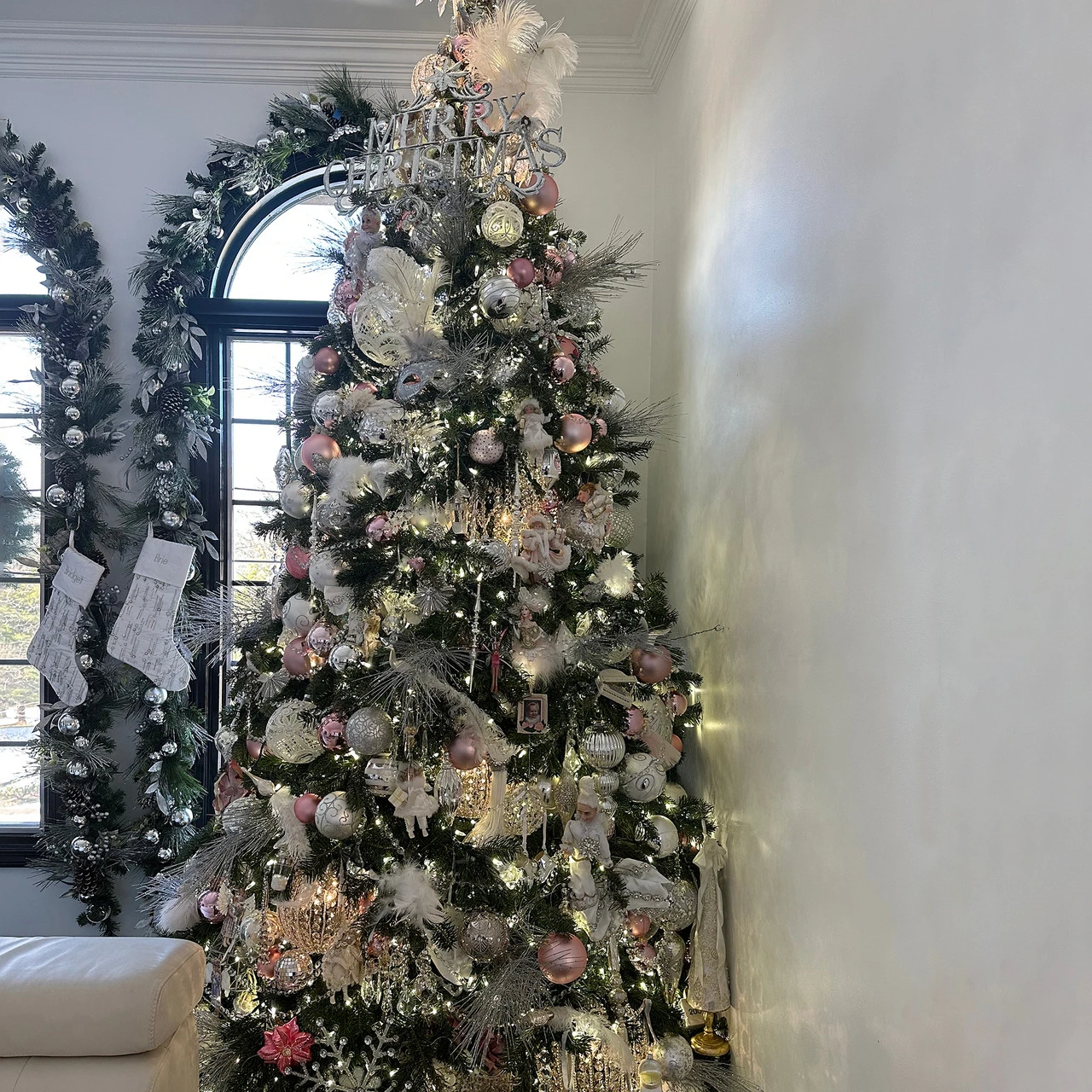 4ct Pink 2-Finish Glass Christmas Ball Ornaments 4" (100mm) 7 4ct Pink 2-Finish Glass Christmas Ball Ornaments 4" (100mm) - Image 5