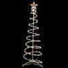 4ft Lighted Spiral Cone Tree Outdoor Christmas Decoration, Clear Lights -Optimal Christmas Shop northlight20ys903501 84936.1667528778
