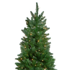 7' Pre-Lit Altoona Pine Slim Artificial Christmas Tree - Clear Lights -Optimal Christmas Shop northlight20z28593 22355.1667535347