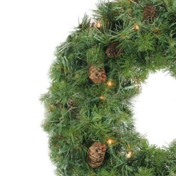Pre-Lit Dakota Pine Artificial Christmas Wreath - 24-Inch, Clear Lights 7 Pre-Lit Dakota Pine Artificial Christmas Wreath - 24-Inch, Clear Lights -Optimal Christmas Shop northlight20z99420 02295.1667659850