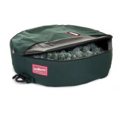 36" Christmas Wreath Protective Storage Bag With Removable Direct Suspend Handle 12 36" Christmas Wreath Protective Storage Bag With Removable Direct Suspend Handle -Optimal Christmas Shop northlight 10112 3 76318.1667517758
