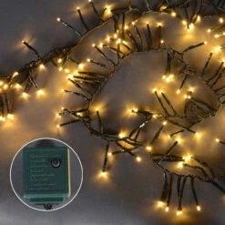 200 Warm White Multi-Function LED Cluster Christmas Lights - 5.75 Ft Green Wire 7 200 Warm White Multi-Function LED Cluster Christmas Lights - 5.75 Ft Green Wire -Optimal Christmas Shop northlight 19 10104wafe 200 47640.1667620425