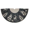 56" Gray And Black Reindeer In Forest Christmas Tree Skirt -Optimal Christmas Shop northlight 2566347 2lc 53690.1667536099