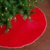 48" Red And White Shell Reversible Christmas Tree Skirt -Optimal Christmas Shop northlight 550023go 1 08895.1667491713