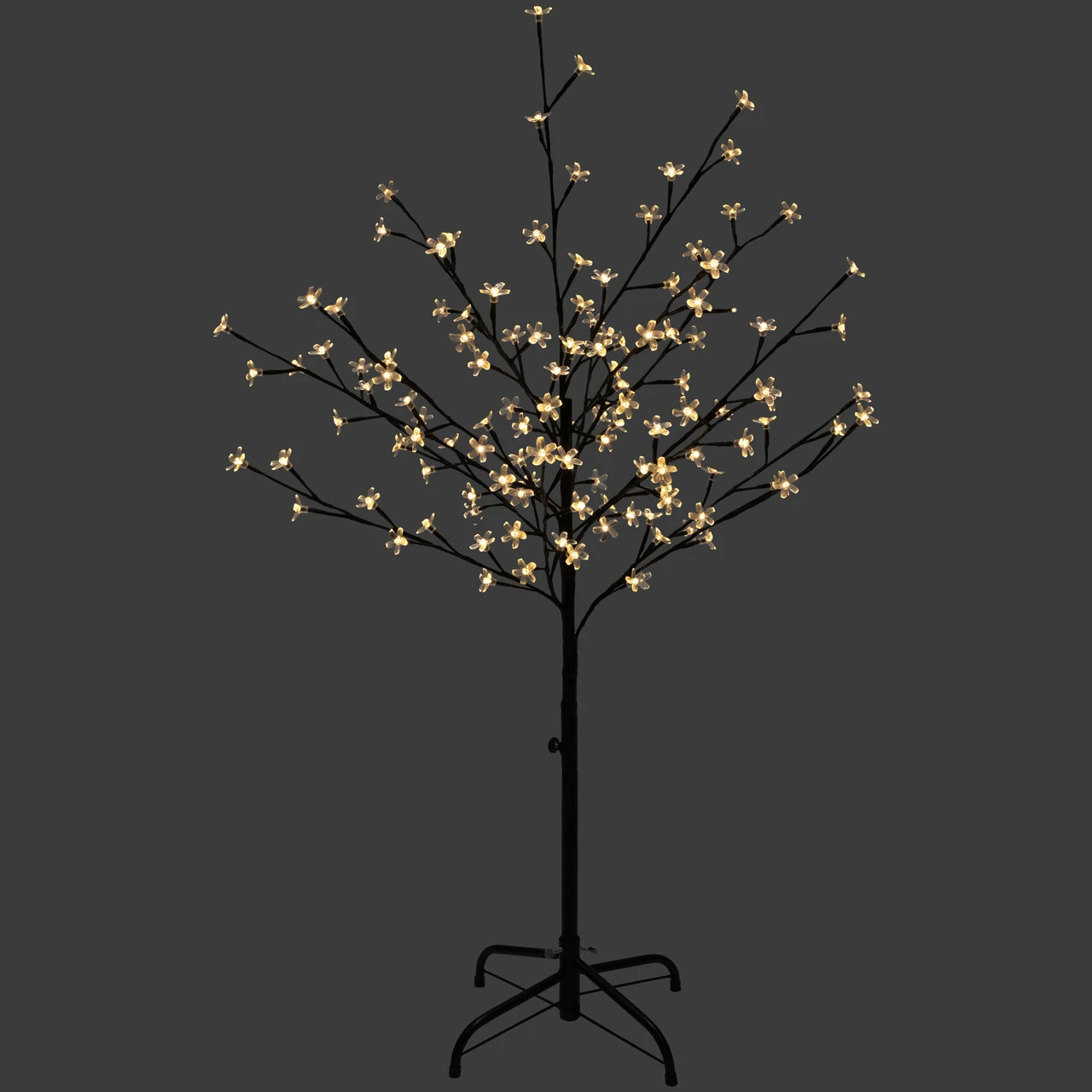 4' LED Lighted Cherry Blossom Flower Tree - Warm White Lights 3 4' LED Lighted Cherry Blossom Flower Tree - Warm White Lights