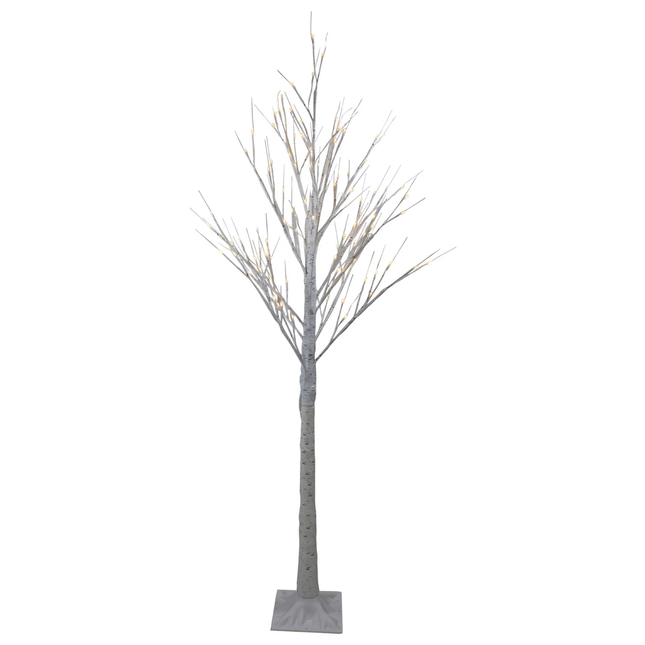 6' Lighted Christmas White Birch Twig Tree Outdoor Decoration - Warm White LED Lights 3 6' Lighted Christmas White Birch Twig Tree Outdoor Decoration - Warm White LED Lights