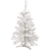 3' Pre-Lit Slim White Pine Artificial Christmas Tree - Green Lights -Optimal Christmas Shop northlight b03899 updated 86849.1667536395