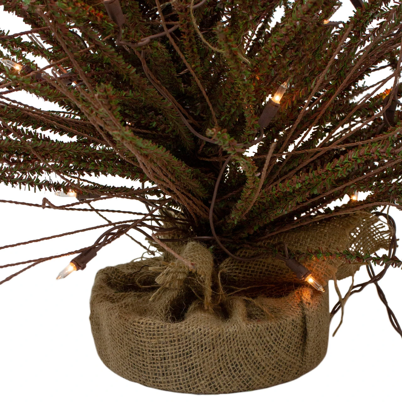 3' Pre-Lit Warsaw Twig Artificial Christmas Tree - Clear Lights 6 3' Pre-Lit Warsaw Twig Artificial Christmas Tree - Clear Lights - Image 4