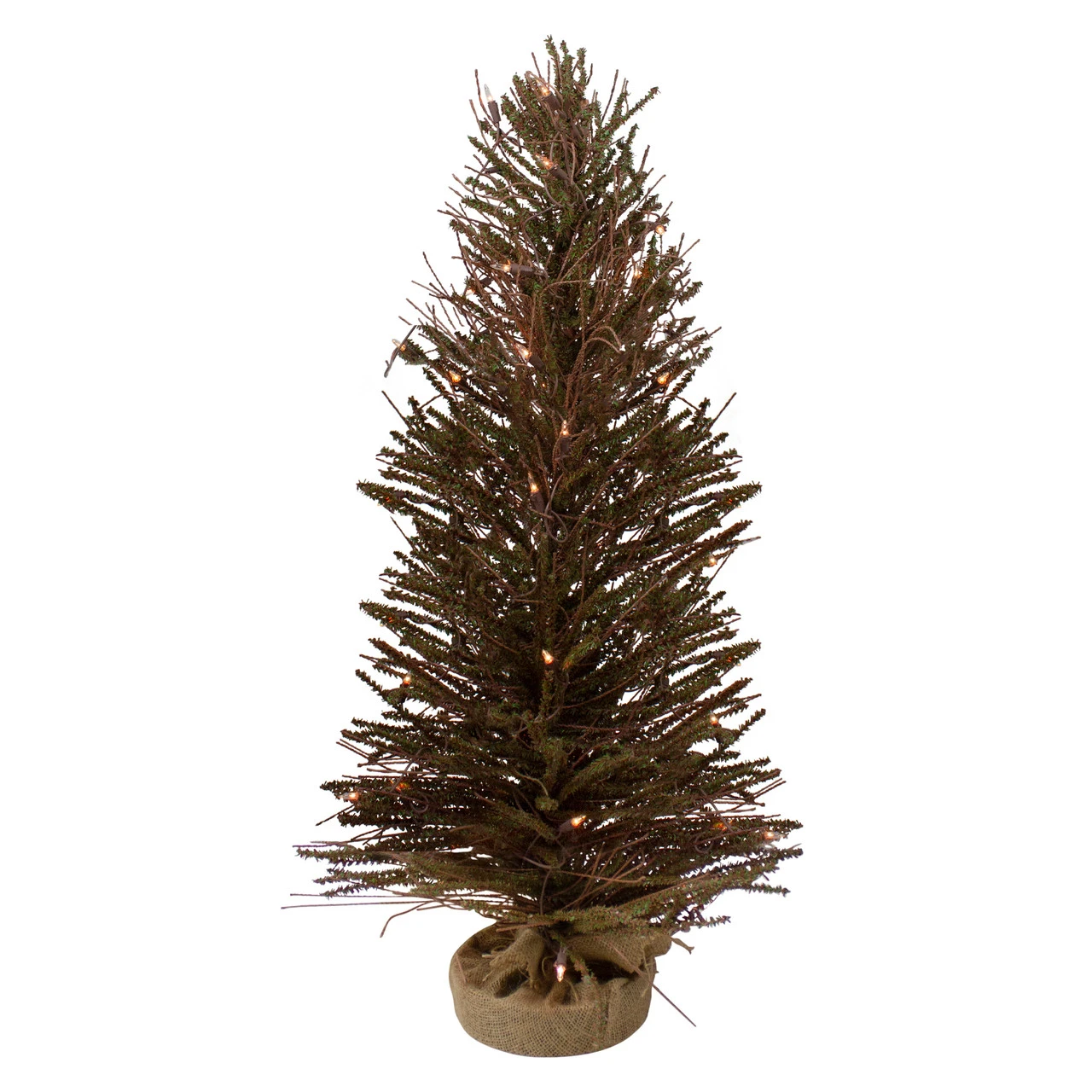 3' Pre-Lit Warsaw Twig Artificial Christmas Tree - Clear Lights 3 3' Pre-Lit Warsaw Twig Artificial Christmas Tree - Clear Lights