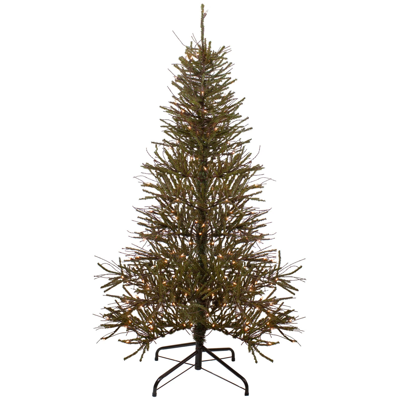 6' Pre-Lit Warsaw Twig Artificial Christmas Tree - Clear Lights 3 6' Pre-Lit Warsaw Twig Artificial Christmas Tree - Clear Lights