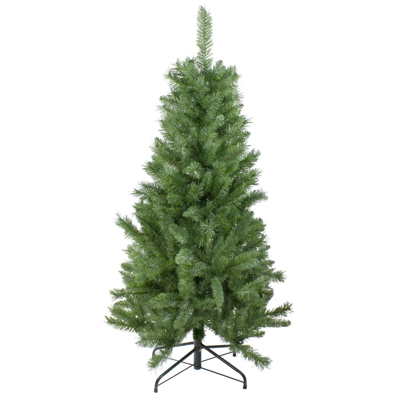 4.5' X 28" Slim Mixed Pine Artificial Christmas Tree - Unlit 3 4.5' X 28" Slim Mixed Pine Artificial Christmas Tree - Unlit