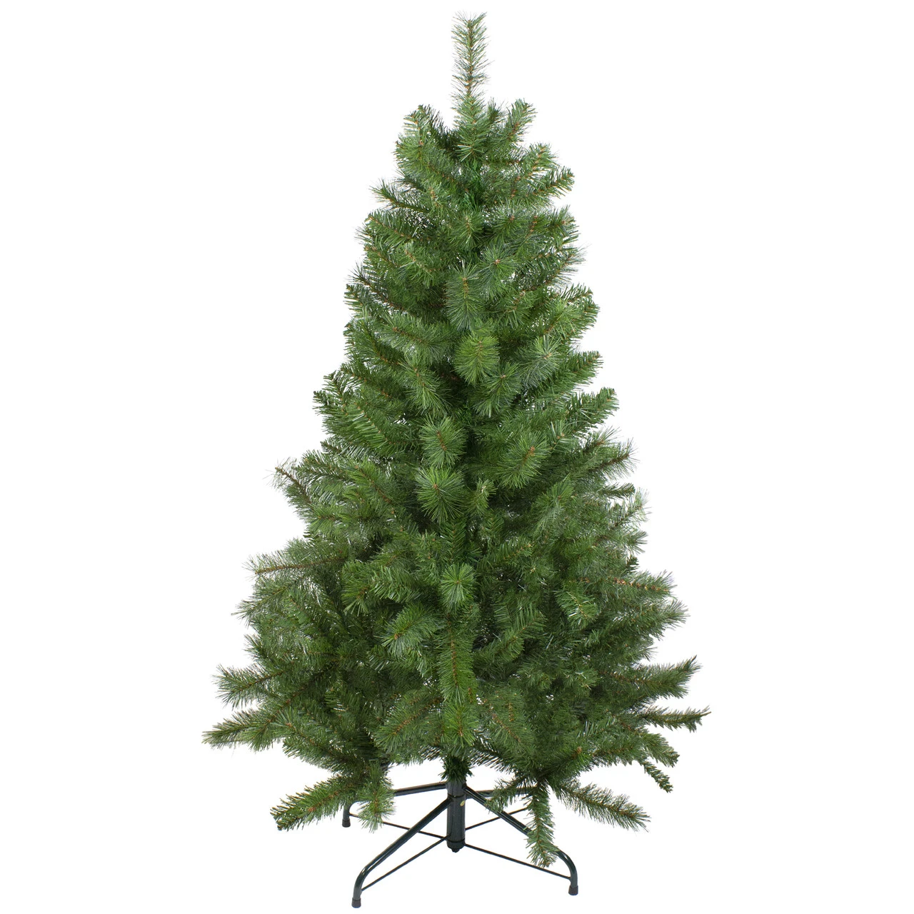 4.5' X 35" Medium Mixed Pine Artificial Christmas Tree - Unlit 3 4.5' X 35" Medium Mixed Pine Artificial Christmas Tree - Unlit