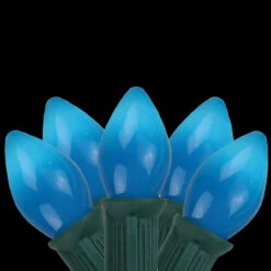 25-Count Blue C7 Opaque Christmas Light Set, 24ft Green Wire 7 25-Count Blue C7 Opaque Christmas Light Set, 24ft Green Wire -Optimal Christmas Shop northlight b4bg8411 03 14711.1667536475