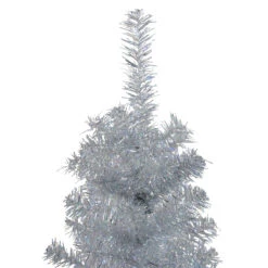 4' Holographic Silver Tinsel Slim Artificial Christmas Tree - Unlit -Optimal Christmas Shop northlight b83506 1 14903.1667661967