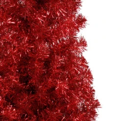 6' Pencil Red Tinsel Artificial Christmas Tree - Unlit 9 6' Pencil Red Tinsel Artificial Christmas Tree - Unlit -Optimal Christmas Shop northlight b83511 2 08131.1669400514
