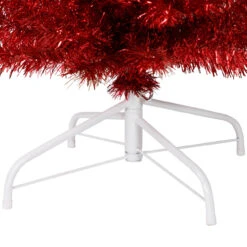 6' Pencil Red Tinsel Artificial Christmas Tree - Unlit 11 6' Pencil Red Tinsel Artificial Christmas Tree - Unlit -Optimal Christmas Shop northlight b83511 5 35158.1669400515