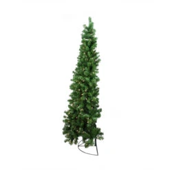 6' Pre-Lit Pine Artificial Wall Christmas Tree, Clear Lights 8 6' Pre-Lit Pine Artificial Wall Christmas Tree, Clear Lights -Optimal Christmas Shop northlight b83521 3 01574.1684942319