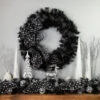 Black Bristle Artificial Christmas Wreath- 36 Inches, Warm White LED Lights -Optimal Christmas Shop northlight b83534 styled201 67788.1684767924