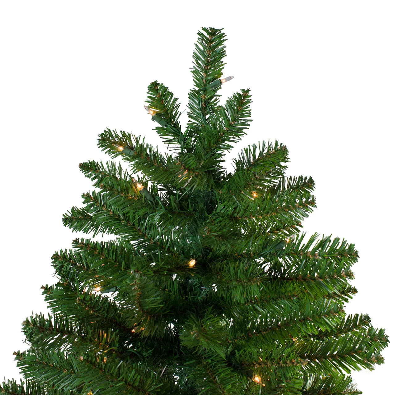 9' Pre-Lit Slim Eastern Pine Artificial Christmas Tree - Clear Lights 6 9' Pre-Lit Slim Eastern Pine Artificial Christmas Tree - Clear Lights - Image 4