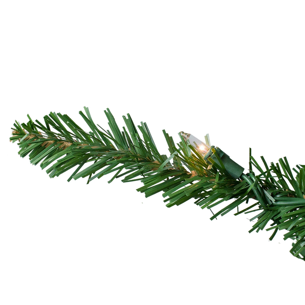 7.5' Pre-Lit Slim Eastern Pine Artificial Christmas Tree - Clear Lights 5 7.5' Pre-Lit Slim Eastern Pine Artificial Christmas Tree - Clear Lights - Image 3