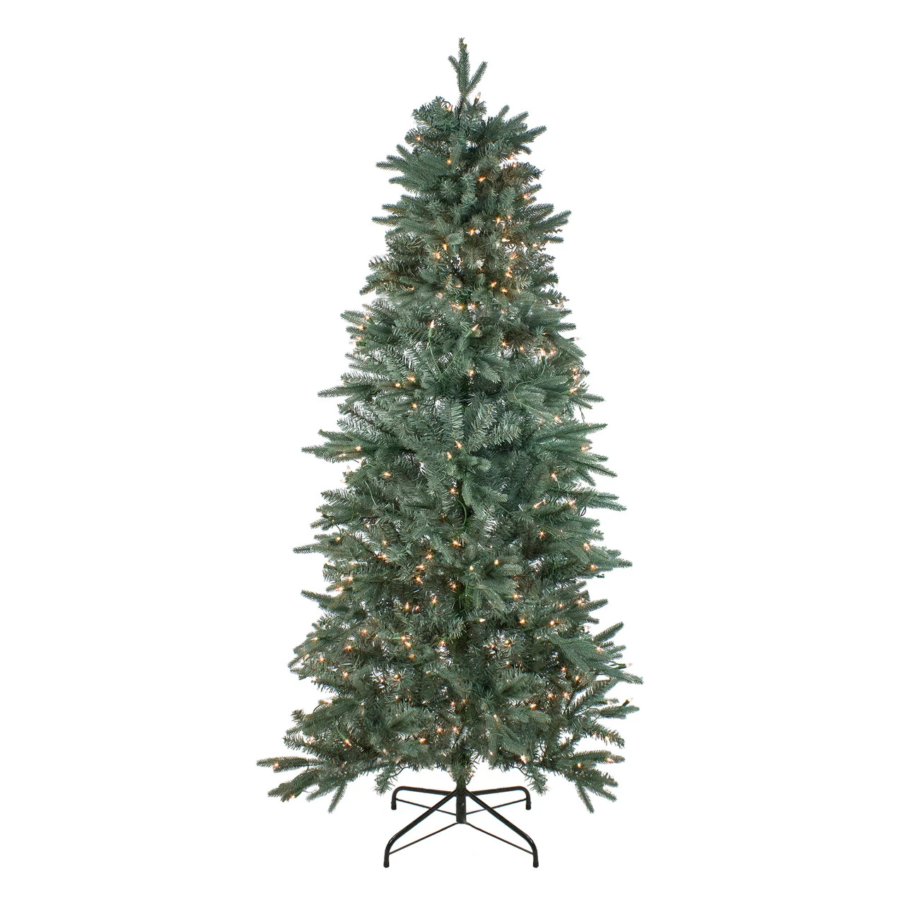 7.5' Pre-Lit Washington Frasier Fir Slim Artificial Christmas Tree - Clear Lights 4 7.5' Pre-Lit Washington Frasier Fir Slim Artificial Christmas Tree - Clear Lights - Image 2