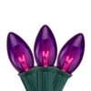 25-Count Purple Transparent C9 Christmas String Lights Set, 24ft Green Wire -Optimal Christmas Shop northlight c42g8p11 1 85686.1667662301