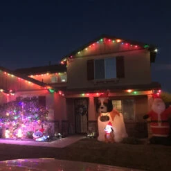 25-Count Transparent Multi-Color C9 Twinkle Christmas Light Set, 24ft Green Wire -Optimal Christmas Shop northlight c42gc212 cxpic 07377.1677519757