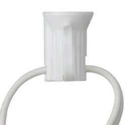 100' Commercial C7 Christmas Light Socket Set - 18 Gauge White Wire 6 100' Commercial C7 Christmas Light Socket Set - 18 Gauge White Wire -Optimal Christmas Shop northlight dl16007 1 17136.1667584291