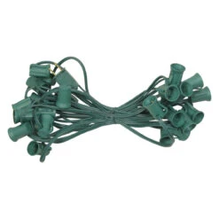 25' Green Commercial C9 Christmas Light Socket Set -Optimal Christmas Shop northlight dl16008 3 61723.1667534186