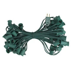50' Green Commercial C9 Christmas Light Socket Set -Optimal Christmas Shop northlight dl16011 2 10343.1667536323