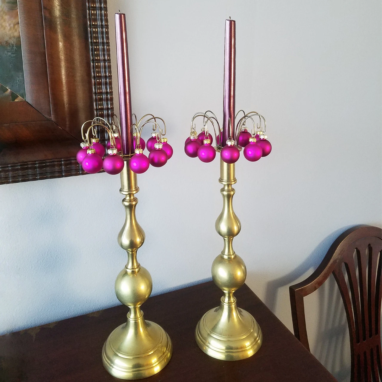 40ct Soft Pink Matte Glass Christmas Ball Ornaments 1.25" (30mm) 4 40ct Soft Pink Matte Glass Christmas Ball Ornaments 1.25" (30mm) - Image 2