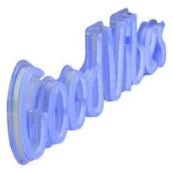 19” Bright Blue Neon Style Good Vibes LED Lighted Wall Sign -Optimal Christmas Shop northlight fm91367 2 92934.1667641905
