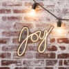 15" White LED Lighted "Joy" Neon Style Christmas Sign -Optimal Christmas Shop northlight fm94481 1 82228.1681755937
