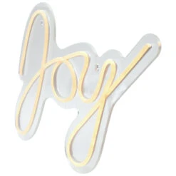 15" White LED Lighted "Joy" Neon Style Christmas Sign -Optimal Christmas Shop northlight fm94481 2 06797.1681755939