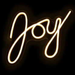 15" White LED Lighted "Joy" Neon Style Christmas Sign -Optimal Christmas Shop northlight fm94481 on20black 69204.1681755938