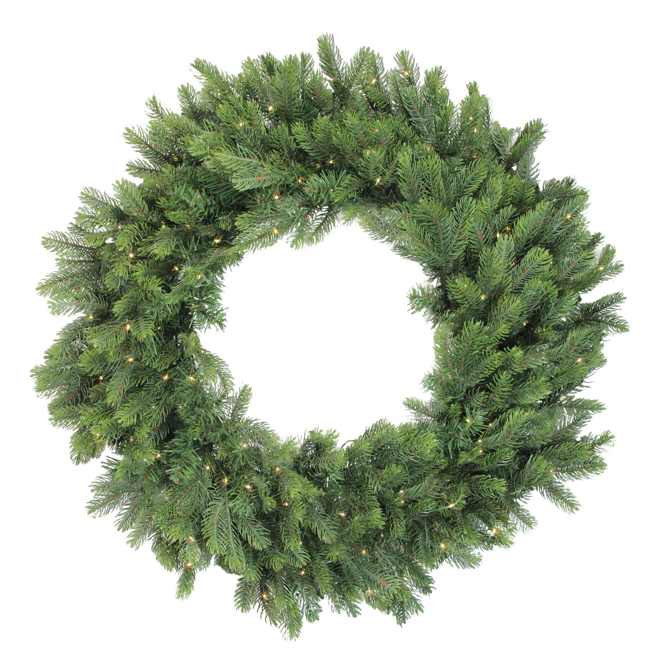 Pre-Lit LED Oregon Noble Fir Artificial Christmas Wreath - 30-Inch, Warm White Lights 3 Pre-Lit LED Oregon Noble Fir Artificial Christmas Wreath - 30-Inch, Warm White Lights