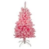 4' Pre-Lit Flocked Pink Pine Slim Artificial Christmas Tree - Clear Lights 2 4' Pre-Lit Flocked Pink Pine Slim Artificial Christmas Tree - Clear Lights -Optimal Christmas Shop northlight gb16043 44304.1667576196