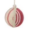 4.75" White And Red Striped Ball Christmas Ornament With Rope Accent 1 4.75" White And Red Striped Ball Christmas Ornament With Rope Accent -Optimal Christmas Shop northlight gb28221 13462.1667531271