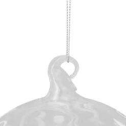 Clear And White Glass Merry Christmas Ball Ornament 6" (150mm) 8 Clear And White Glass Merry Christmas Ball Ornament 6" (150mm) -Optimal Christmas Shop northlight gb28225 1 30530.1667570016