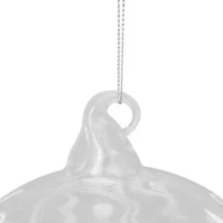 Clear And White "Merry Christmas" Glass Christmas Ball Ornament 4.5" (114mm) 13 Clear And White "Merry Christmas" Glass Christmas Ball Ornament 4.5" (114mm) -Optimal Christmas Shop northlight gb28226 1 98115.1669835570
