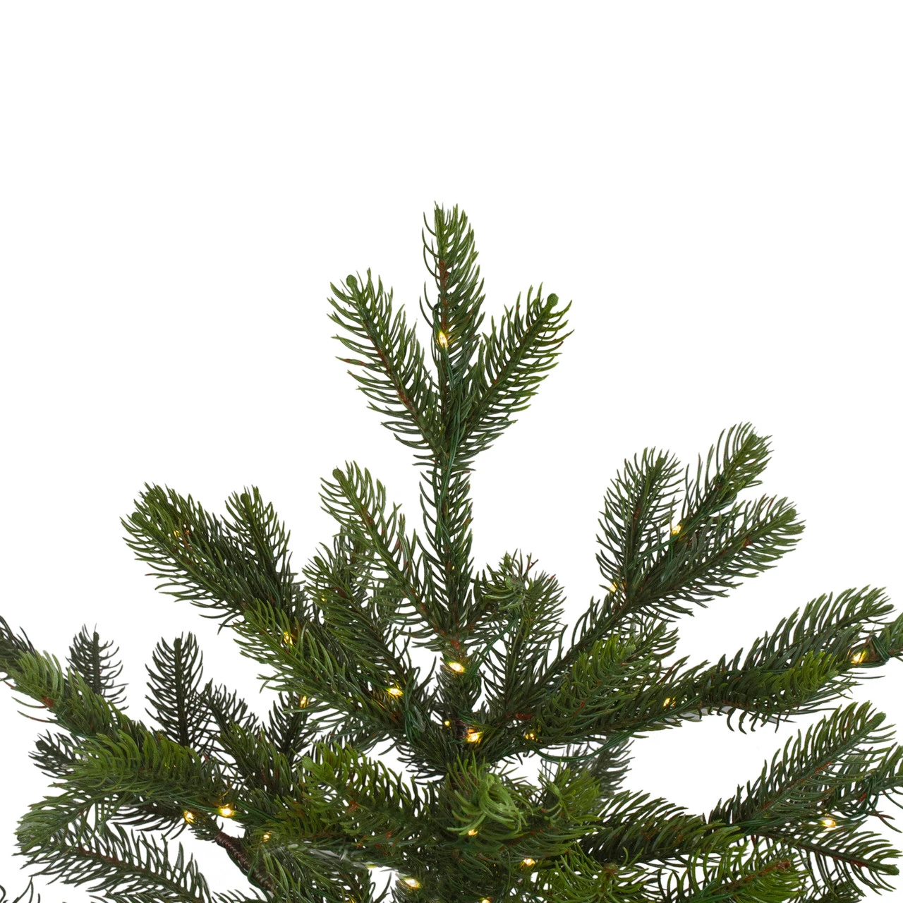 6.5' Pre-Lit Full Oregon Noble Fir Artificial Christmas Tree - Warm White LED Lights 6 6.5' Pre-Lit Full Oregon Noble Fir Artificial Christmas Tree - Warm White LED Lights - Image 4