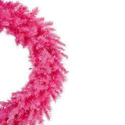 36" Pre-Lit Pink Spruce Artificial Christmas Wreath, Pink Lights -Optimal Christmas Shop northlight gb91010 1 82958.1667530424