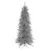 9’ Silver Tinsel Slim Artificial Christmas Tree - Unlit -Optimal Christmas Shop northlight gb91015 12684.1667530424