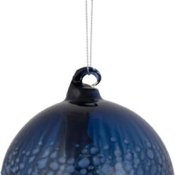 4.75" Blue Clear Glass Christmas Ball Ornament -Optimal Christmas Shop northlight gb94383 sample 2 29768.1670623765