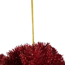 6" Red Glittered Pine Christmas Ball Ornament -Optimal Christmas Shop northlight gb94384 3 46493.1674058567
